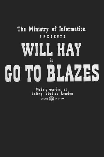 Movie poster for Go to Blazes