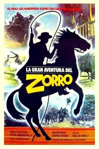 Movie poster for The Great Adventure of Zorro