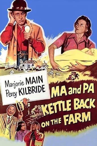 Movie poster for Ma and Pa Kettle Back on the Farm