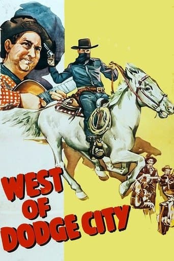 Movie poster for West of Dodge City