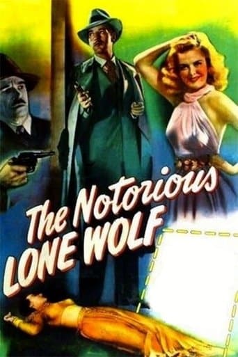 Movie poster for The Notorious Lone Wolf