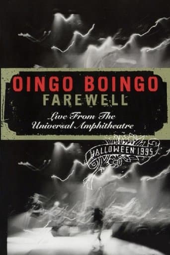 Movie poster for Oingo Boingo: Farewell (Live from the Universal Amphitheatre)