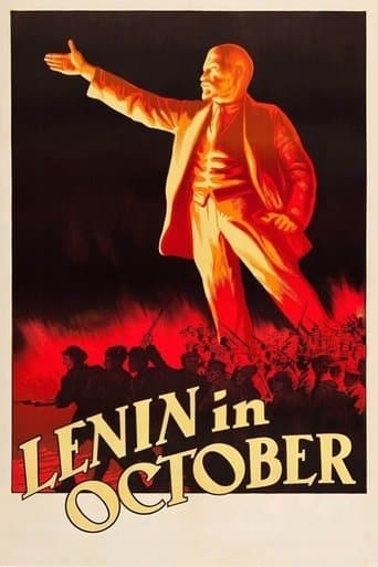 Movie poster for Lenin in October
