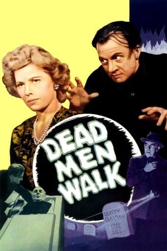 Movie poster for Dead Men Walk