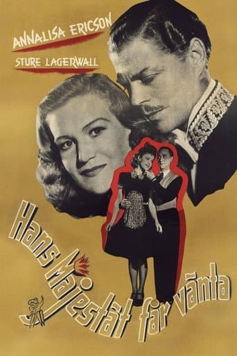 Movie poster for Hans Majestät får vänta
