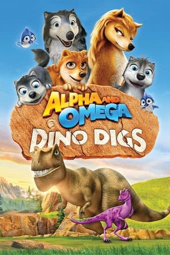 Movie poster for Alpha and Omega: Dino Digs