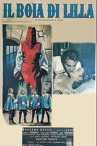 Movie poster for Milady and the Musketeers