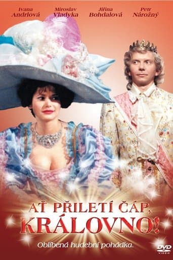 Movie poster for Ať přiletí čáp, královno!