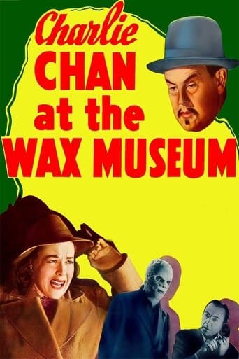 Movie poster for Charlie Chan at the Wax Museum