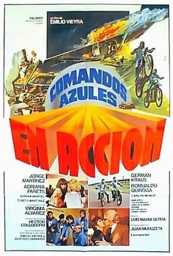 Movie poster for Comandos azules en acción