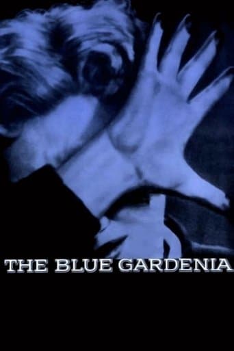 Movie poster for The Blue Gardenia