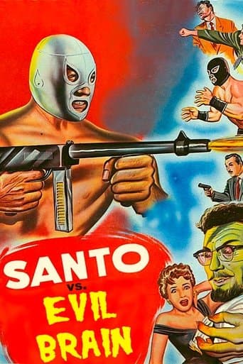 Movie poster for Santo vs. Evil Brain