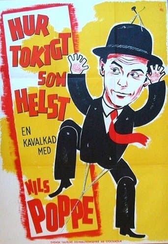 Movie poster for Hur tokigt som helst
