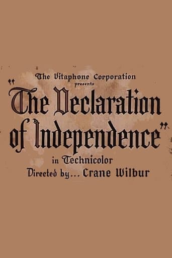 Movie poster for The Declaration of Independence