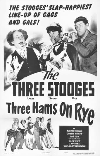 Movie poster for Three Hams on Rye