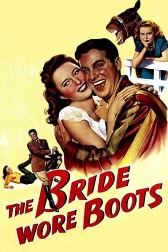 Movie poster for The Bride Wore Boots