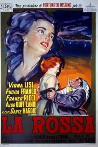 Movie poster for La rossa