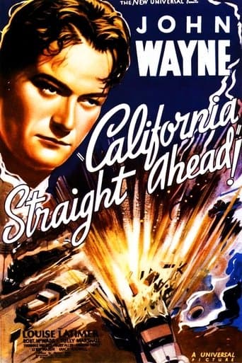 Movie poster for California Straight Ahead