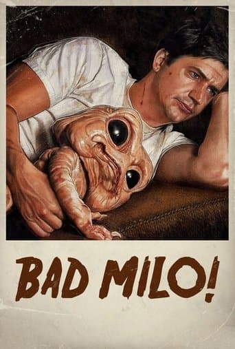 Movie poster for Bad Milo!