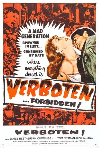 Movie poster for Verboten!