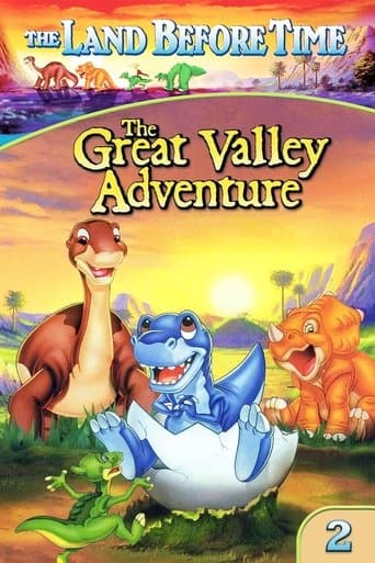 Movie poster for The Land Before Time II: The Great Valley Adventure