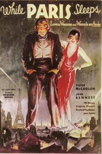 Movie poster for While Paris Sleeps