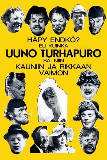 Movie poster for Häpy endkö? Eli kuinka Uuno Turhapuro sai niin kauniin ja rikkaan vaimon
