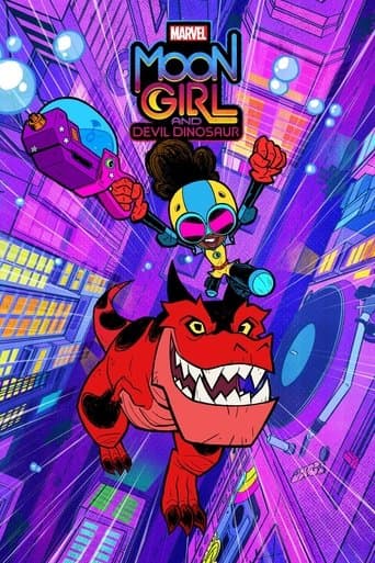 Movie poster for Marvel's Moon Girl and Devil Dinosaur