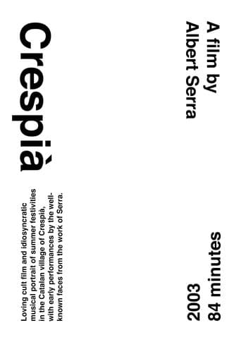 Movie poster for Crespià, the Film not the Village