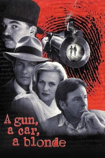 Movie poster for A Gun, a Car, a Blonde