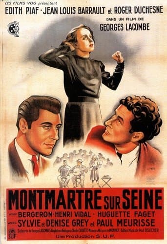 Movie poster for Montmartre on the Seine