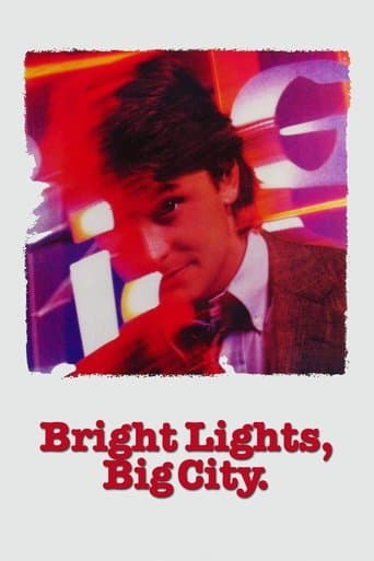 Movie poster for Bright Lights, Big City
