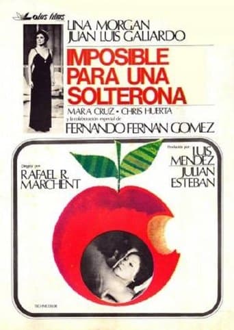 Movie poster for Imposible para una solterona
