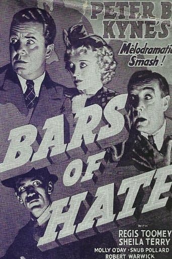 Movie poster for Bars of Hate