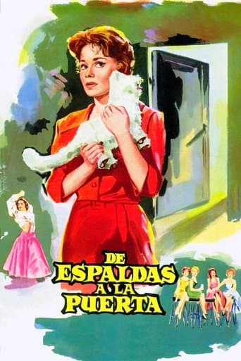 Movie poster for De espaldas a la puerta
