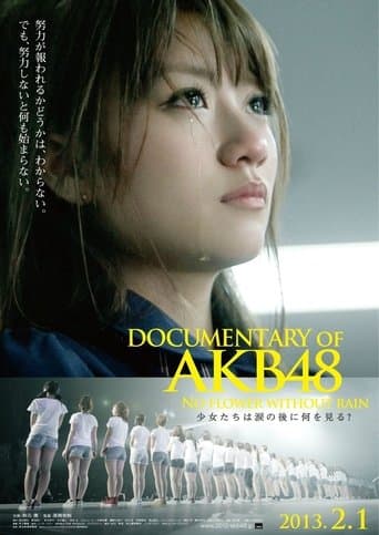 Movie poster for Documentary of AKB48 No Flower Without Rain