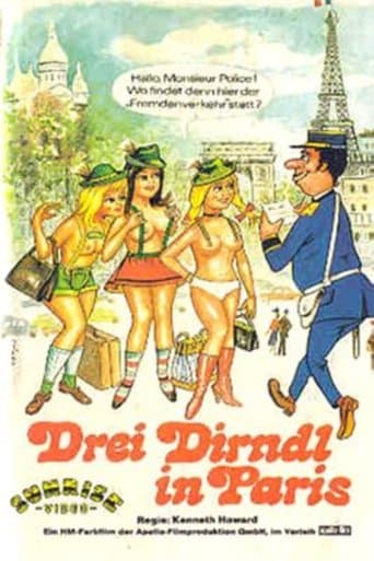 Movie poster for Drei Dirndl in Paris