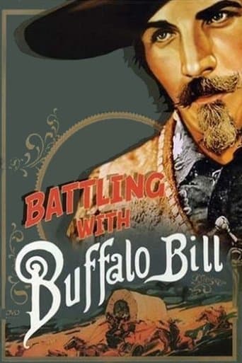Movie poster for Battling with Buffalo Bill