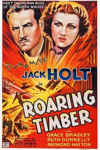 Movie poster for Roaring Timber