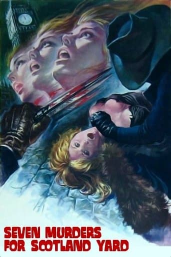 Movie poster for Seven Murders for Scotland Yard