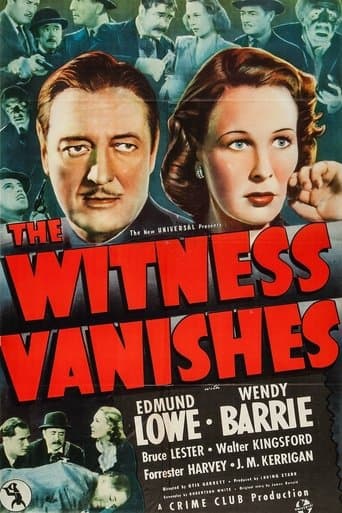 Movie poster for The Witness Vanishes