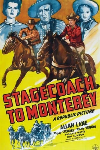 Movie poster for Stagecoach to Monterey