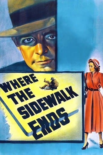 Movie poster for Where the Sidewalk Ends