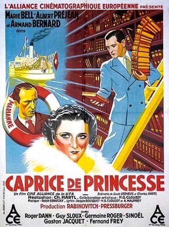 Movie poster for Caprice de princesse