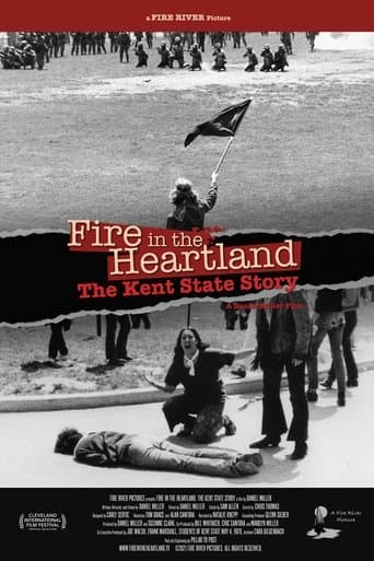 Movie poster for Fire in the Heartland: Kent State, May 4, and Student Protest in America