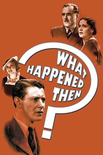 Movie poster for What Happened Then?