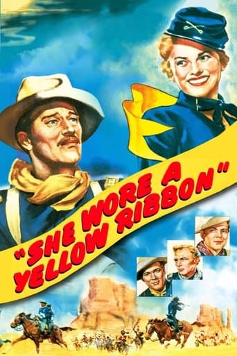 Movie poster for She Wore a Yellow Ribbon