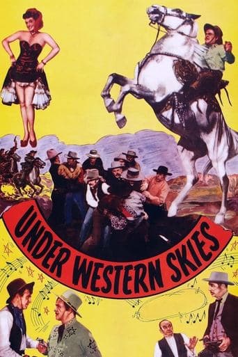 Movie poster for Under Western Skies