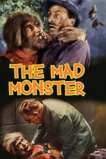 Movie poster for The Mad Monster