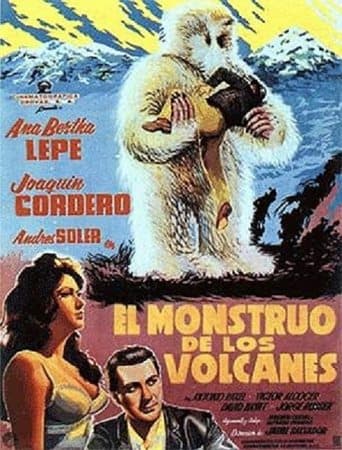 Movie poster for The Monster of the Volcano